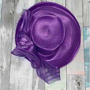 Ellie Fine Hats Purple Hat